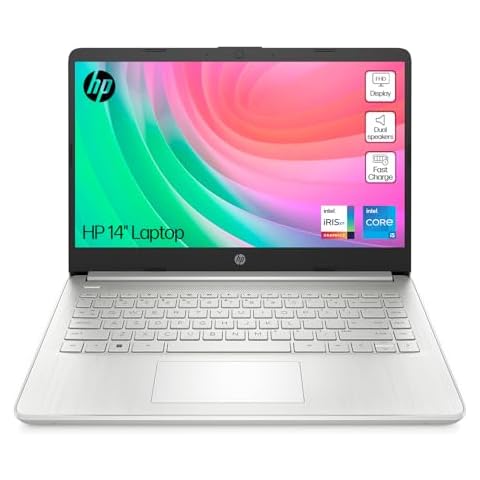 HP 14" Laptop with Intel Core i5 Cover