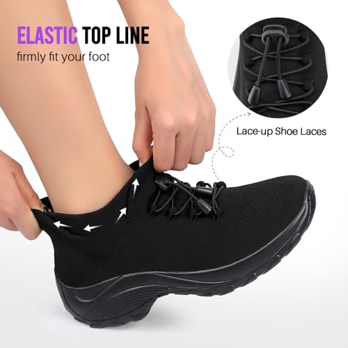 Comfortable Breathable Women Walking Shoes Slip on Trainers Women's Orthopedic Casual Ladies Shoe Thick Bottom2