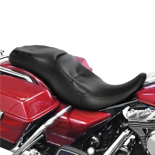 Asiento doble conductor pasajero moto Touring Electra Glide Ultra Classic 97-07 6