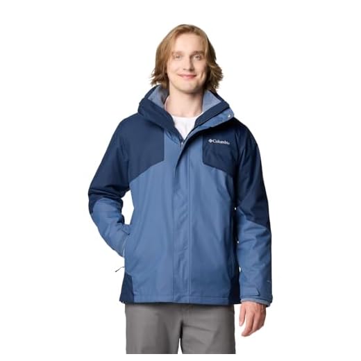 Columbia Men's Bugaboo III Fleece Interchange Jacket, Dark Mountain/Collegiate Navy, Large