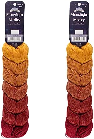 JubileeYarn Moonlight Medley Yarn - Ombre DK Weight Merino Wool/Acrylic - 200g/Hank - Leo - 1 Skein