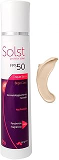 Axigram Solst Protetor Solar FPS50 Toque Seco Bege Claro 55g