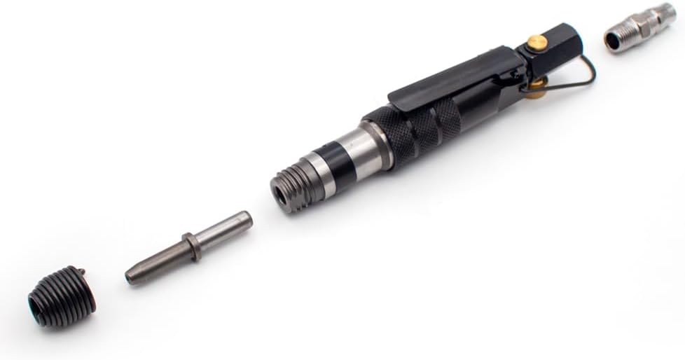 BM-2128 Pneumatic Straight Rivet Gun Air hammer Nameplate Solid Semi-Hollow Knurled Rivet Cotter Pin 5400BPM Stroke 31MM