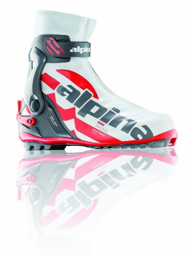 Alpina Sports 2013/14 RSK Cross-Country Nordic Skate Boots, Pearl White, 37