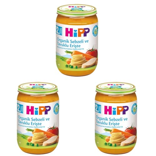 Hipp Organik Sebzeli Ve Tavuklu Erişte 220 Gr 1 Paket(1 X 220 G) 3lü paket