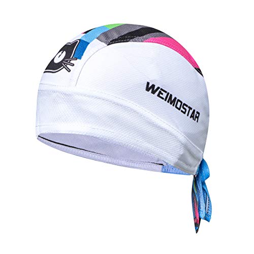 JPOJPO Sweat Wicking Cap Helmet Liner Skull Hat Breathable Cycling Head Wrap for Women Men Outdoor Activities Sport