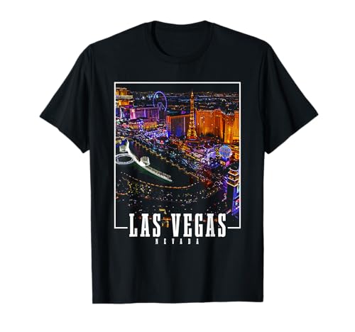 Las Vegas Nevada Skyline USA Souvenir T-Shirt