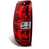 For Chevy Avalanche Pickup Rear Red Clear Tail Light Tail Lamp Brake Lamp Driver Left Side Replacement