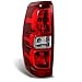 AKKON - For Chevy Avalanche Pickup Rear Red Clear Tail Light Tail Lamp Brake Lamp Driver Side Replacement