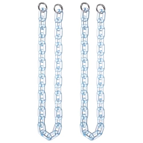 Sangles de sac à main transparentes bleu de 61 cm pour réparer une lanière usée