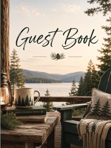Lake Guest Book: For Lake Houses, Waterfront Cottages, Lakeside Retreats, Airbnbs | Guest Memories, Local Recommendations, Travel Reflections, and Personalized Guest Messages