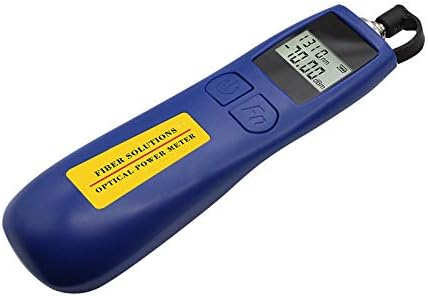 TL537 Optical Power Meter — Fiber Light Meter -70~+10 dBm with 6 Calibrated Wavelengths, FC/SC/ST Universal Interface, 68g Lightweight Fiber Optic Tester for FTTH Splicing & Maintenance