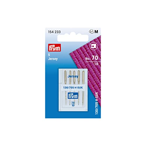 Prym Consumer Europe GmbH Nähmaschinennadel Jersey 130/705 H-SUK 70, silberfarbig, Einheitsgröße Cover