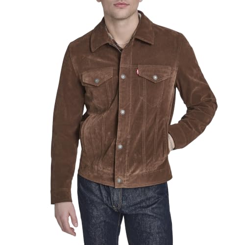 Image of Levi's Men's Faux Leather Classic Trucker Jacket