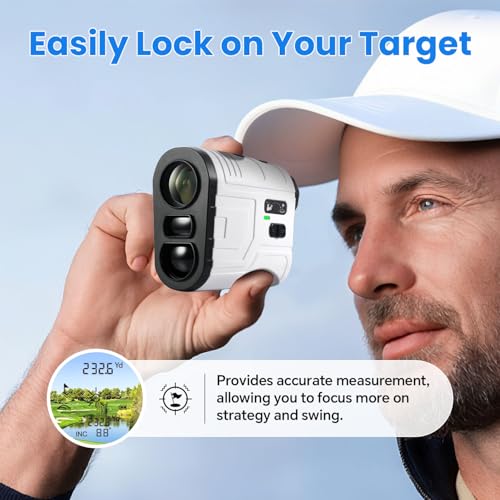 image for MOESAPU 1200Yards Range Finder Golf with Slope, 7X Magnification Range