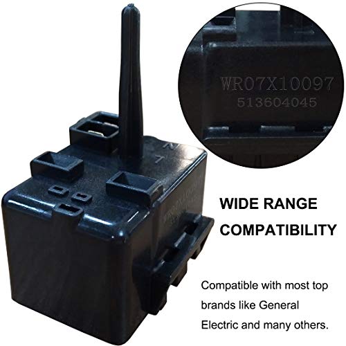 Ultra Durable Wr07X10097 Start Device 513604045 Relay And Overload Assembly Refrigerators Replaces 1265640 Ap4300623 Ps1766101 - Exact Fit For Ge Refrigerators #TOP3