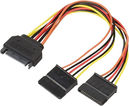 (未使用･未開封品)　AINEX ラッチ付 二股電源変換ケーブル [ 15cm ] D2-1501SBA kmdlckf AINEX ラッチ付 二股電源変換ケーブル [ 15cm ] D2-1501SBA
