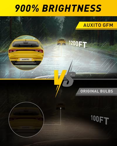 Image of AUXITO H1 Bulb-40,000 Lumen 6500K White, OEM Mini Size, Easy Plug & Play Installation, Halogen Fog Light Replacement, Error-Free CANBUS System, Pack of 2
