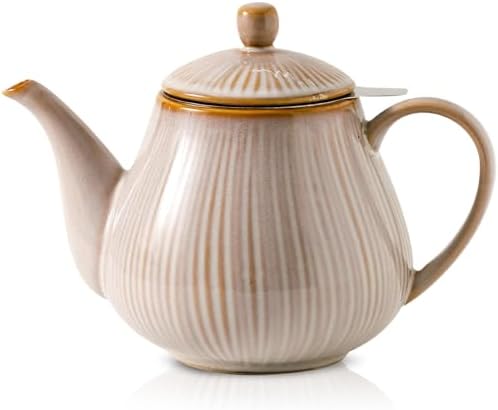 HVH 40 oz Porcelain Teapot wit...