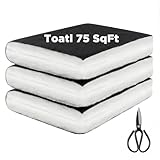 Reallnaive 3 Pcs Car Insulation Mat & Sound Deadening Cuttable Acoustic & Thermal Insulation, 59 x 177 inches/ 5 x 15 FT Total for Cars, Camper Vans, RV & Vehicle Noise Control