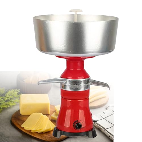 UPLTOE Separador De Leche De Cabra,Desnatador Eléctrico para Leche Fresca,Que Transforma Leche Entera En Leche Desnatada,para La Elaboración De Quesos De Mantequilla,220v, 80w