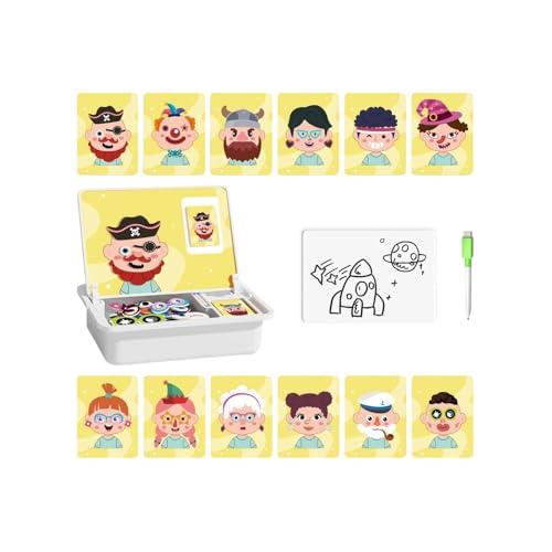 Puzzle magnétique de visage nomade pour occuper les enfants en voiture