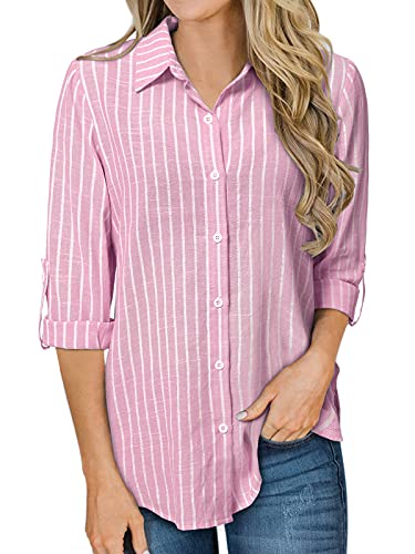 camisa botones mujer