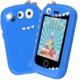 BJLBOJEY Smartphone para niños, teléfono de Juguete para niños con Doble cámara, Pantalla táctil, Llamada SOS, Juegos...