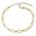 Produktbild MATERIA by Matthias Wagner Damen Armband gold mit Herzen aus 925 Silber vergoldet 17,5-22cm SA-139