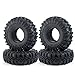 Produktbild XUNJIAJIE 4 Stück 1.9inch 110mm RC Reifen Gummi Pneu Tires Tyre für 1/10 Crawler