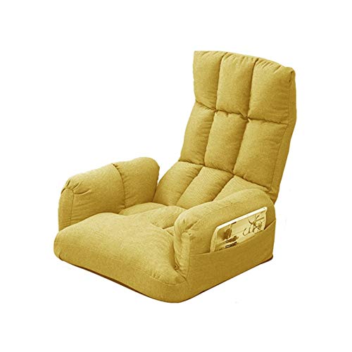 Chaise pliante de sol dossier paresseux lavable pour chambre