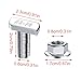 T-Slot Bolts Set, Hammer Head Sliding Screw Nuts Set, Heavy-Duty Hardware Feature, T-Slot Screws for Track Systems, Automotive Roof Racks, Construction, Workbench, Industrial, DIY Installation Project