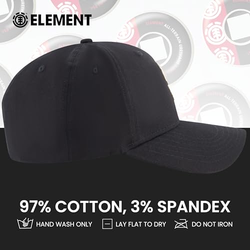 Image of Element Unisex Adult Element Baseball Hat, Adult Flex Fit Active Sport Cap with Curved Brim