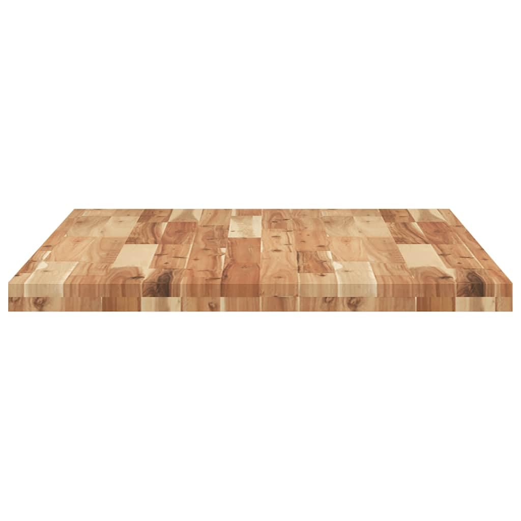 vidaXL Dessus de Bureau Fini à l'huile 100x70x4cm Bois d'acacia Massif, Plan de Travail de Cuisine, Plan de Travail de Remplacement de Cuisine, Dessus de Bureau en Bois