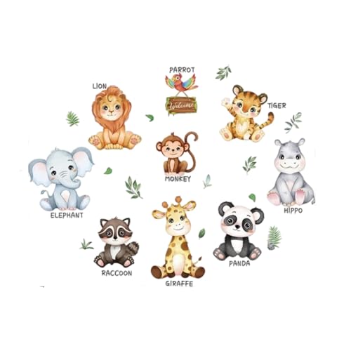 Vinilos Decorativos Educativos Animales Selva para Niños