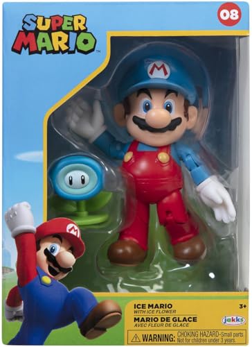 Super Mario Ice Mario Unisex coleção de figuras padrão plástico