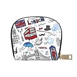 Ce sac à cartes est petit et pratique, et peut contenir toutes sortes de cartes de taille moyenne et certains petits objets. Il a assez d'espace pour votre carte d'identité, carte de crédit, carte cadeau et carte de réduction, ce qui est pratique à emporter à tout moment.