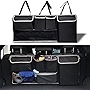 UYYE Car Trunk Hanging Organizer,Backseat Hanging Bag, Car Interior Accessories with 4 Pockets & 2 Mesh Pouches,Storage for Groceries, Will Provides More Storage Trunk Space for SUV, Truck, Jeep，MPVs