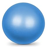 flintronic Gymnastikball Kleiner Pilates-Ball, 25cm Soft Yoga Ball, mit aufblasbarem Strohhalm, Anti-Burst-Übungsball für Yoga, Pilates, Balance, Physiotherapie, Stretching und Core-Fitness