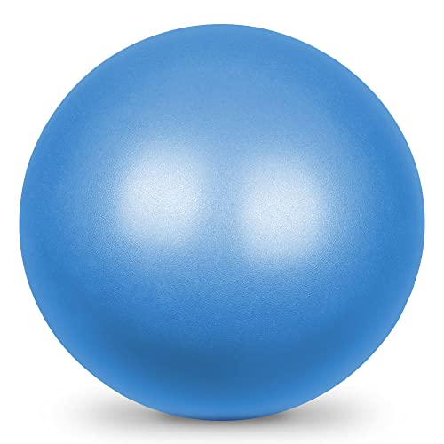 flintronic Gymnastikball Kleiner Pilates-Ball, 25cm Soft Yoga Ball, mit aufblasbarem Strohhalm, Anti-Burst-Übungsball für Yoga, Pilates, Balance, Physiotherapie, Stretching und Core-Fitness