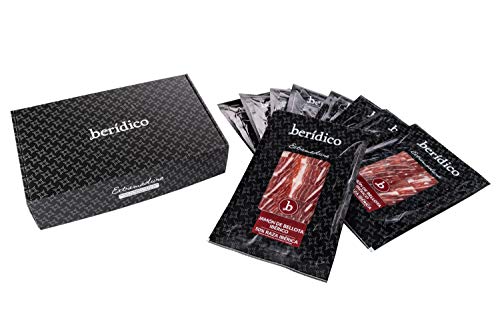 Jamón De Bellota Ibérico 50 Raza Ibérica. Pack 9 Sobres De 100 G Loncheado Corte Tradicional Envasados Al Vacío. Elaboración 100 Artesanal. Jamón Ibérico Bellota. Extremadura. Berídico Jamón De Bellota Ibérico 50 Raza Ibérica. Pack 9 Sobres De 100 G Loncheado Corte Tradicional Envasados Al Vacío. Elaboración 100 Artesanal. Jamón Ibérico Bellota. Extremadura. Berídico