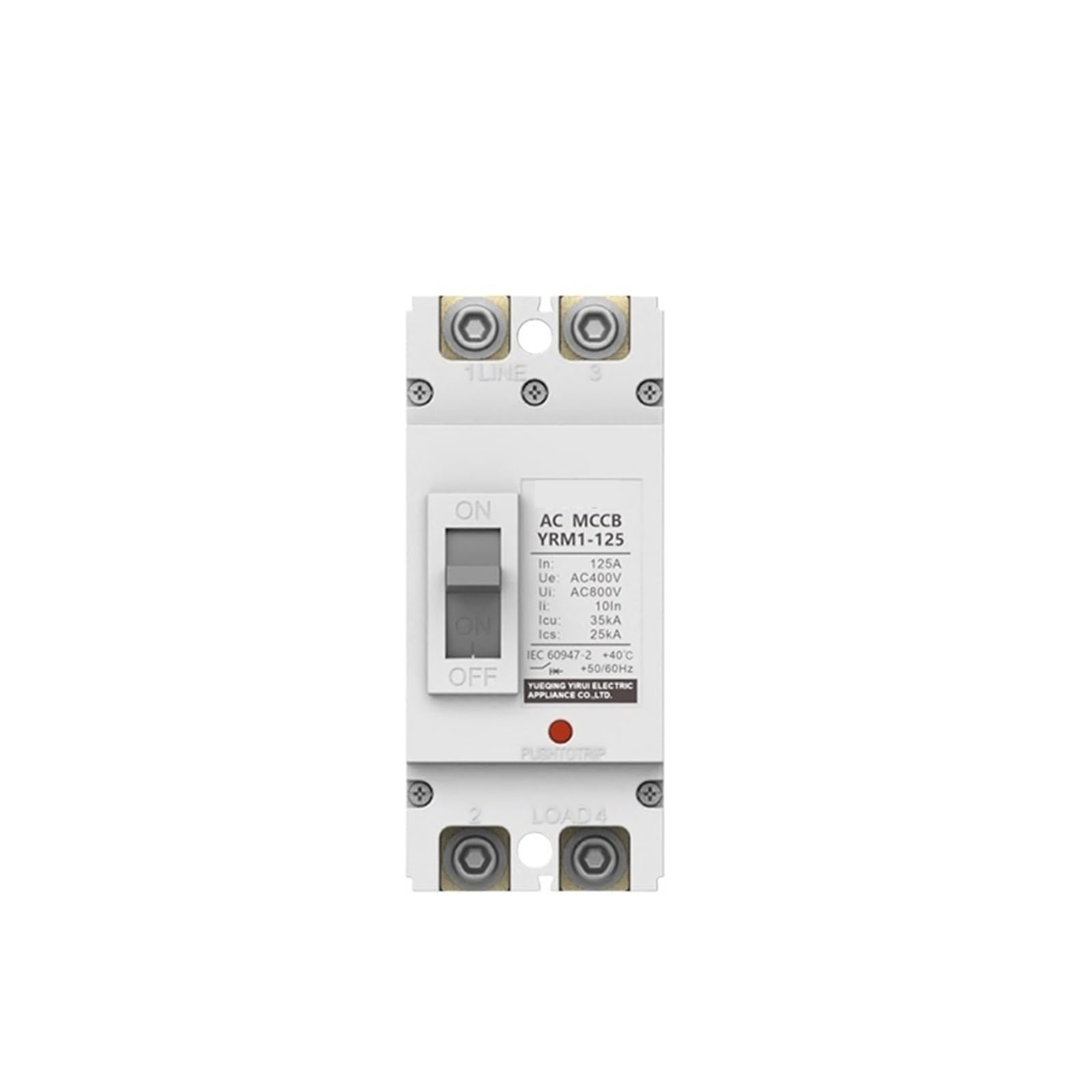 Disjoncteur à boîtier moulé 3P 100A pour réseau électrique triphasé 400V - 7