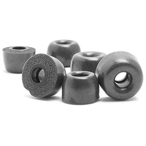 FSC 低反発 ウレタン製 イヤーピース ６個入り ワイヤレスイヤホン対応モデル 超短尺 (S/M/Lサイズ)