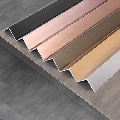 Raouoae Corner Profile Edge Protector 90 Cm*3 Pieces Sturdy Aluminum Angle Strip Metal Edging Strip For Wall Corners, Ideal For Office Spaces Prevents Corner Wear And Tear(Silver,10 * 10mm)