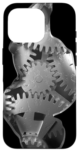 Gray Gears in Crack, EBM (�d�q�{�f�B�~���[�W�b�N) �f�U�C�� �X�}�z�P�[�X iPhone 16 Pro �p