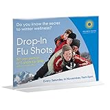 Office Depot(R) Stand-Up Sign Holder, Horizontal, 8 1/2'H x 11'W