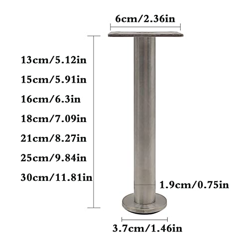Pied de table en métal réglable Feng Shui pour ajuster la hauteur d'un bureau instable - 2
