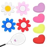 XURJUMI 8 Stück Tennis Dämpfer, Silikon Dämpfer Tennisschläger Lustige Vibrationsdämpfer Tennisschläger, Tennisschläger Kinder, Tennis Zubehör für Reduziert Schlägervibrationen
