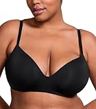 Victoria's Secret Lightly Lined Wireless T Shirt Bra, Adjustable Straps, Bras for Women, Black 36C