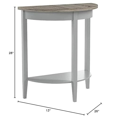 Acme Justino Console Table - - Gray Oak & Gray #TOP2